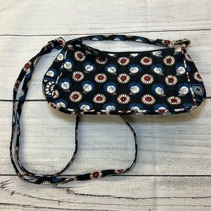 Vera Bradley Midnight Owl (retired pattern) mini purse, crossbody.